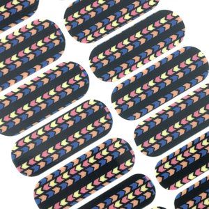 Jamberry Mixed Signals Nail Wraps, Retired, Full